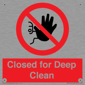 Closed for Deep Clean